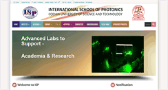 Desktop Screenshot of photonics.cusat.edu